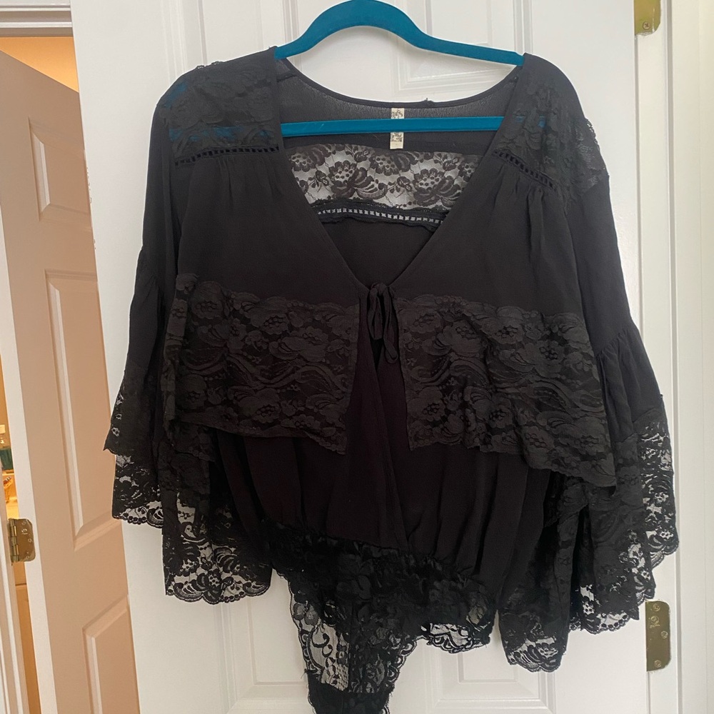 Free People lace bodysuit